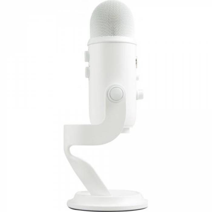 Microfon Logitech Yeti, USB, White Out