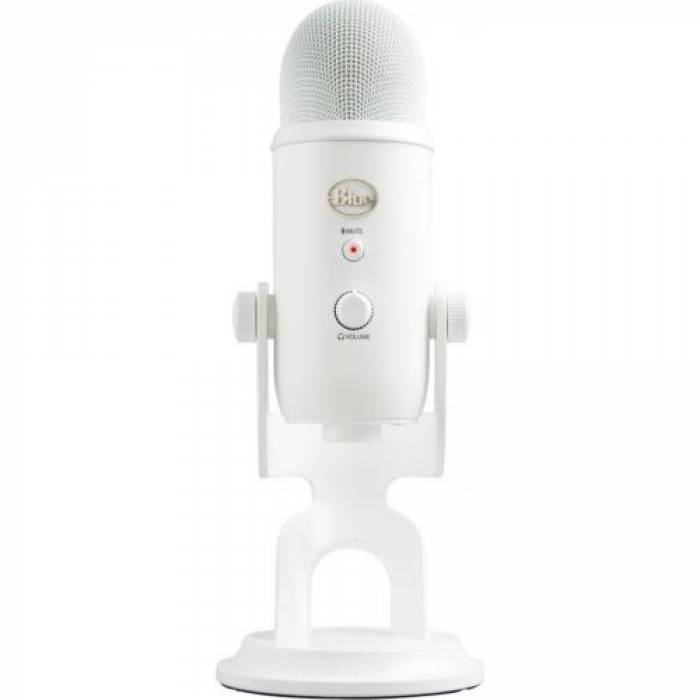 Microfon Logitech Yeti, USB, White Out