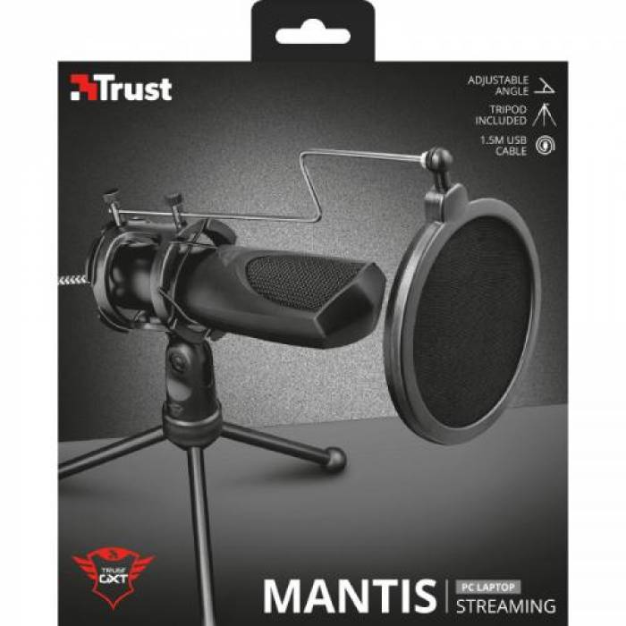 Microfon Trust GXT 232 MANTIS, Black