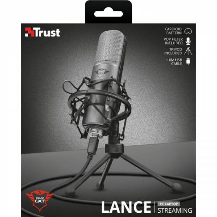 Microfon Trust GXT 242, Grey