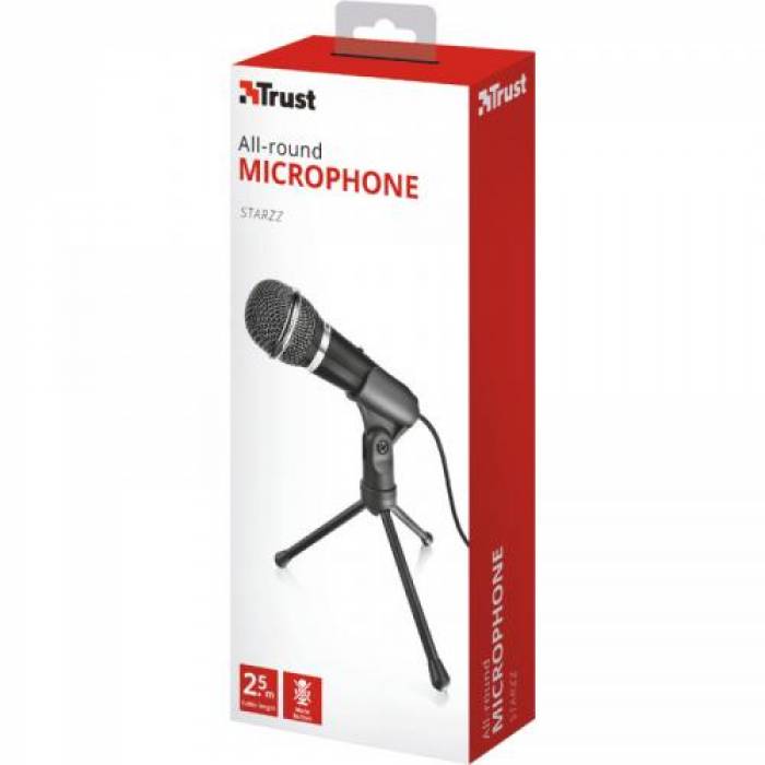 Microfon Trust STARZZ, Black