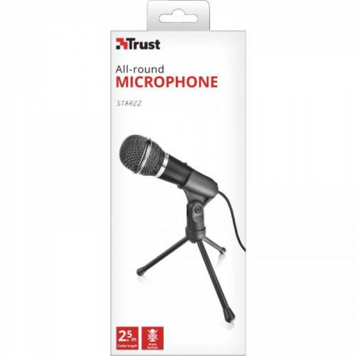Microfon Trust STARZZ, Black