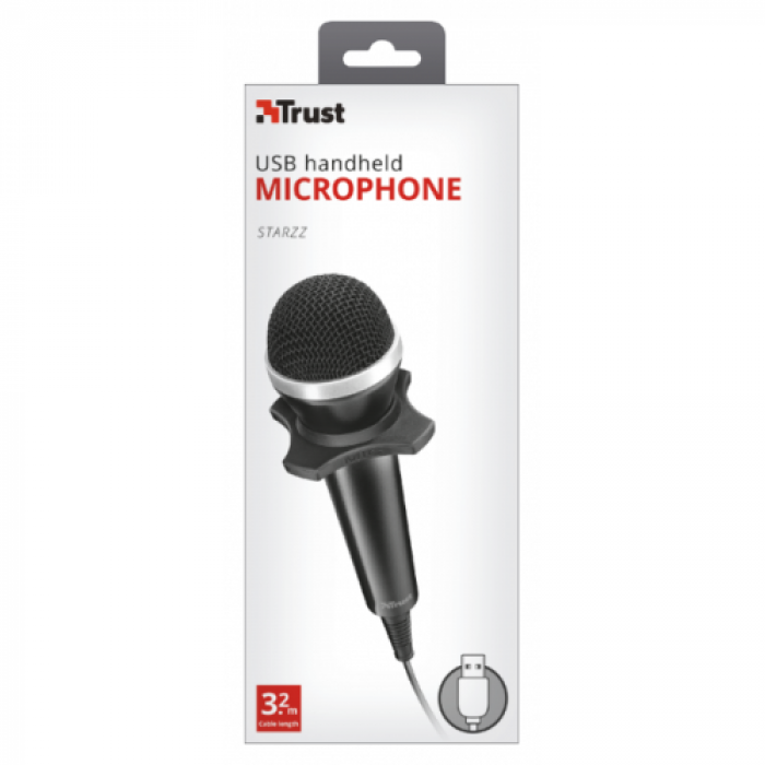 Microfon Trust Starzz, USB, Black