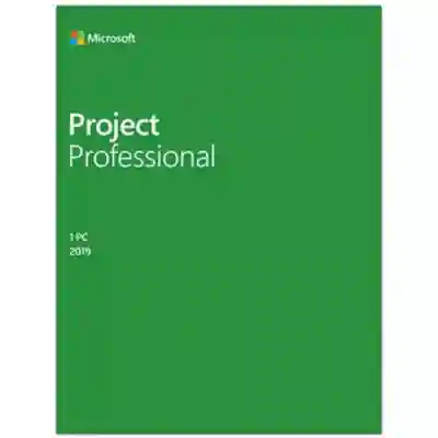 Microsoft Project Professional 2019, 32/64-bit, Romana, Medialess Retail