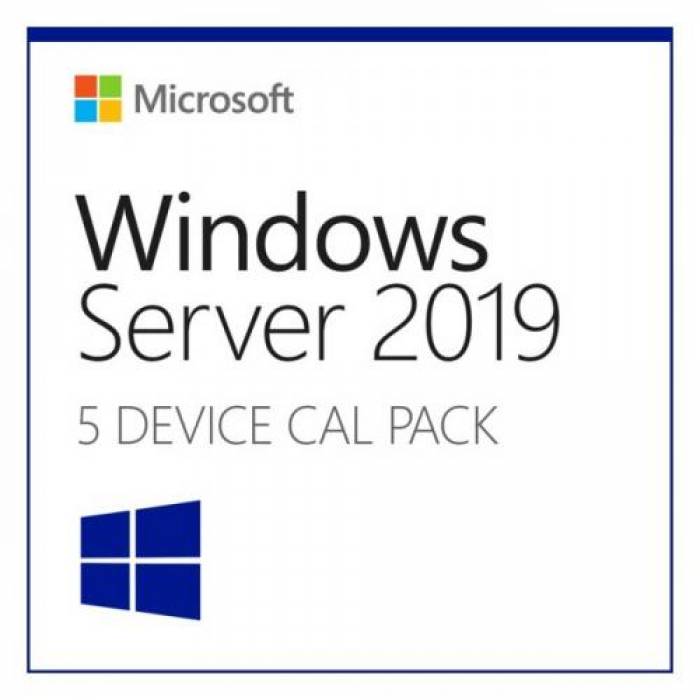 Microsoft Windows Server CAL 2019 English 1pk DSP OEI 5 Clt Device CAL