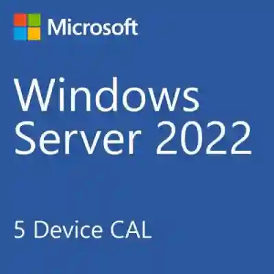 Microsoft Windows Server CAL 2022 English 1pk DSP OEI 5 Clt Device CAL