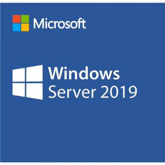 Microsoft Windows Server Standard 2019, 64bit, Engleza, 1pk DSP OEI