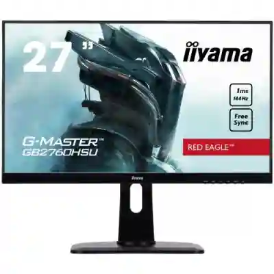 Monitor LDE Iiyama G-Master Red Eagle GB2760HSU-B, 27inch, 1920x1080, 1ms, Black
