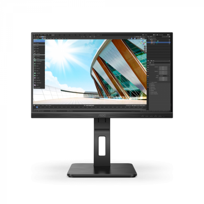 Monitor LED AOC 22P2DU, 21.5inch, 1920x1080, 4ms, Black