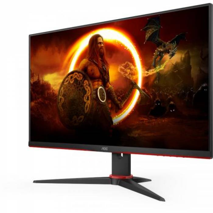 Monitor LED AOC 24G2SPAE/BK, 23.8inch, 1920x1080, 1ms, Black