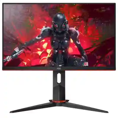 Monitor LED AOC 24G2U5/BK, 23.8inch, 1920x1080, 1ms, Black-Red