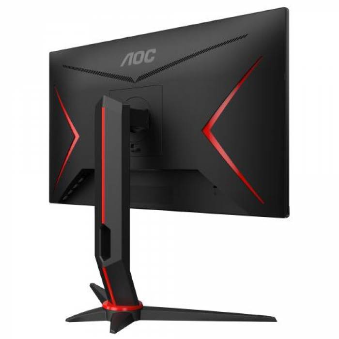 Monitor LED AOC 24G2U5/BK, 23.8inch, 1920x1080, 1ms, Black-Red