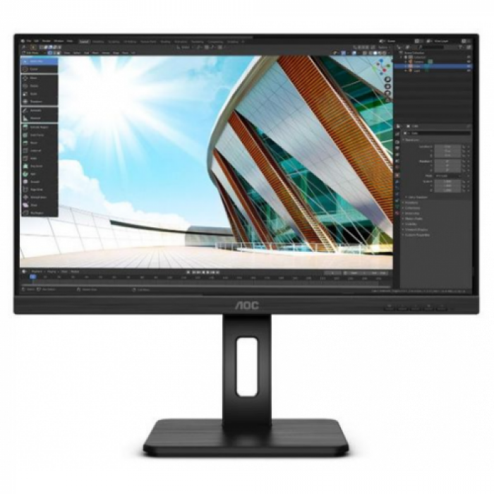 Monitor LED AOC 24P2C, 23.8inch, 1920x1080, 4ms, Black