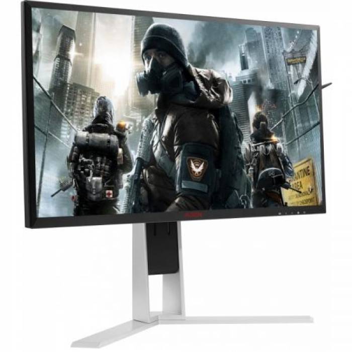 Monitor LED AOC AG241QX, 24inch, 2560x1440, 1ms, Black-Silver