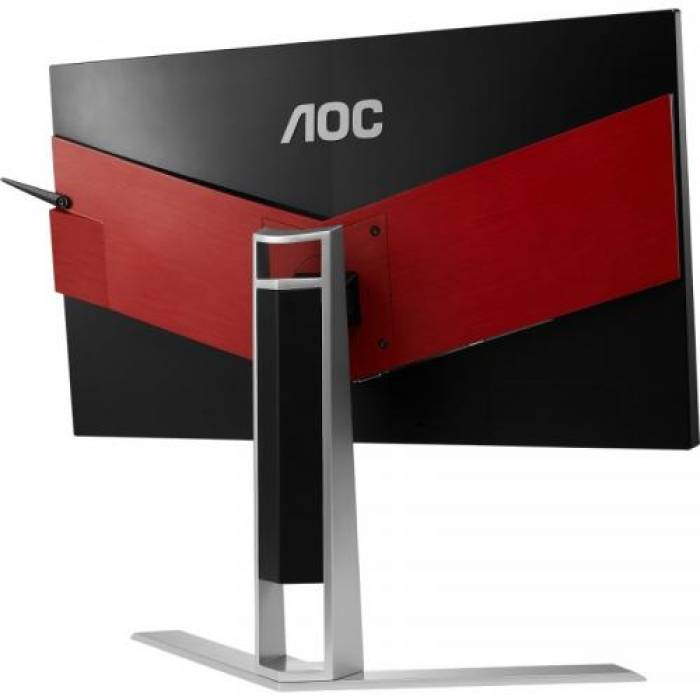 Monitor LED AOC AG241QX, 24inch, 2560x1440, 1ms, Black-Silver