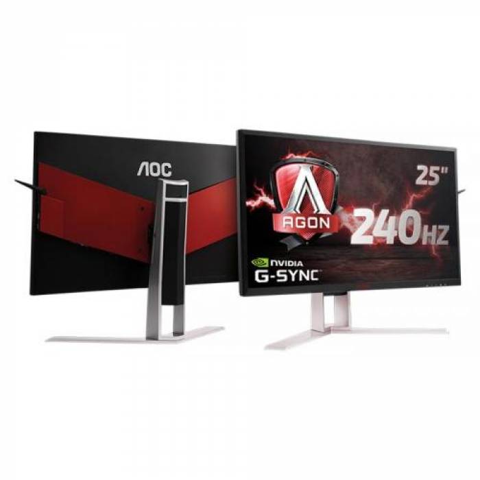 Monitor LED AOC AG251FG, 24.5inch, 1920x1080, 1ms, Black-Silver