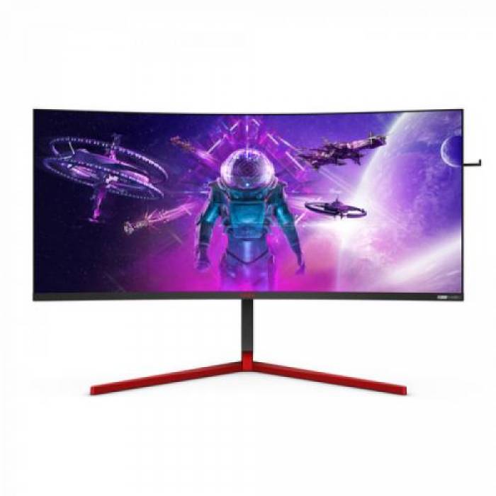 Monitor LED AOC AG353UCG, 35inch, 3440x1440, 2ms, Black