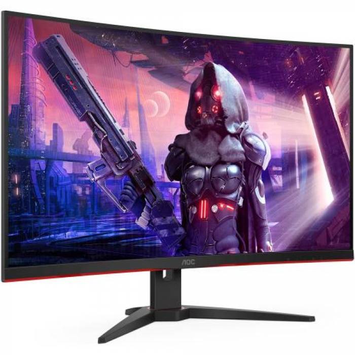 Monitor LED AOC C32G2AE, 31.5inch, 1920x1080, 1ms, Black