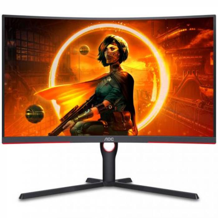 Monitor LED AOC CQ32G3SU, 31.5inch, 2560x1440, 4ms, Black