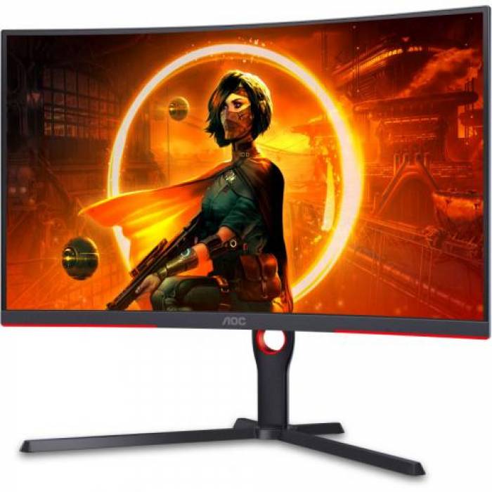 Monitor LED AOC CQ32G3SU, 31.5inch, 2560x1440, 4ms, Black