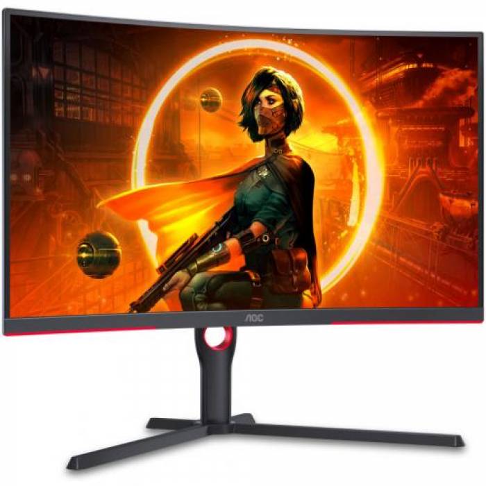 Monitor LED AOC CQ32G3SU, 31.5inch, 2560x1440, 4ms, Black