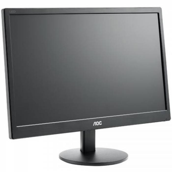 Monitor LED AOC e2070Swn, 20inch, 1600x900, 5ms, Black