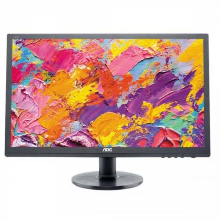 Monitor LED AOC E2260SWDAN, 21.5inch, 1920x1080, 5ms, Black