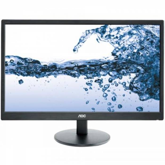 Monitor LED AOC E2270SWHN, 21.5inch, 1920x1080, 5ms, Black