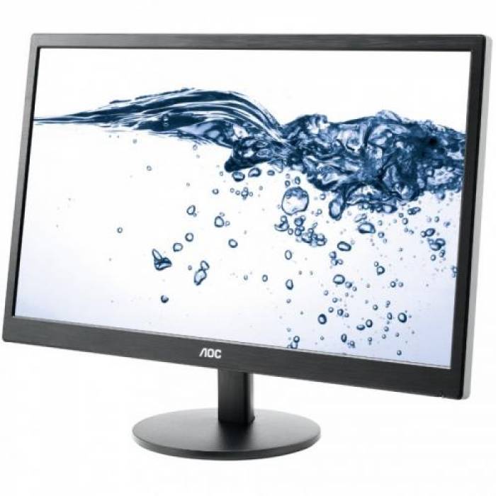 Monitor LED AOC e2470Swda, 23.6inch, 1920x1080, 5ms, Black