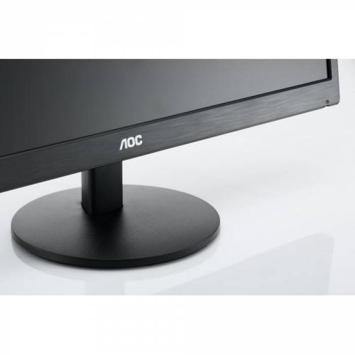 Monitor LED AOC E2470SWHE, 23.6inch, 1920x1080, 5ms, Black