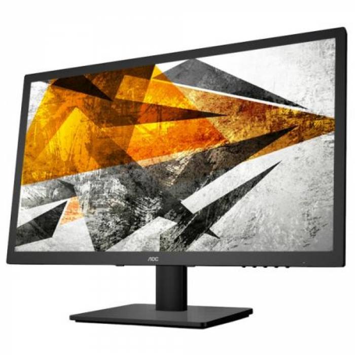 Monitor LED AOC E2475SWQE, 23.6inch, 1920x1080, 1ms, Black