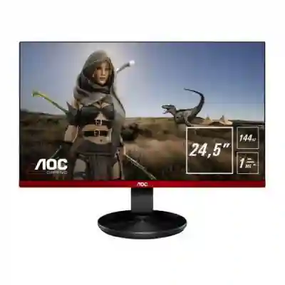 Monitor LED AOC G2590FX, 24.5inch, 1920x1080, 1ms, Black-Red