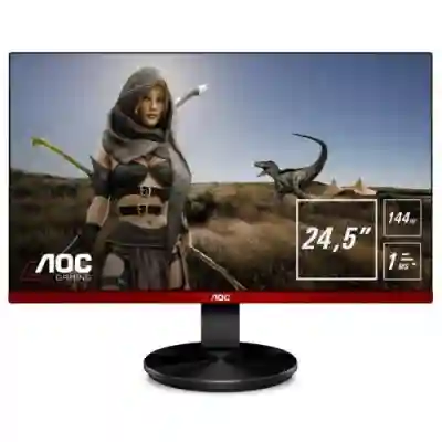 Monitor LED AOC G2590PX, 25inch, 1920x1080, 1ms, Black-Red