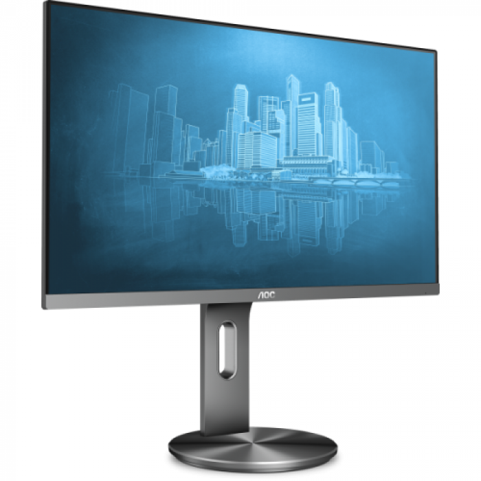 Monitor LED AOC I2490VXQ/BT, 23.8inch, 1920x1080, 4ms, Black-Grey