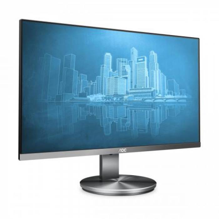 Monitor LED AOC I2490VXQ/BT, 23.8inch, 1920x1080, 4ms, Black-Grey