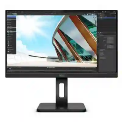 Monitor LED AOC Q24P2Q, 23.8inch, 2560x1440, 4ms, Black