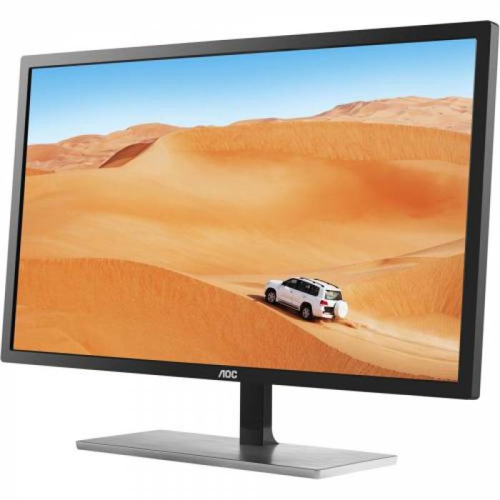 Monitor LED AOC Q3279VWFD8, 31.5inch, 2560x1440, 5ms, Black-Silver