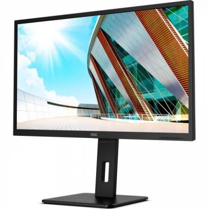 Monitor LED AOC Q32P2, 23.8inch, 2560x1440, 4ms, Black