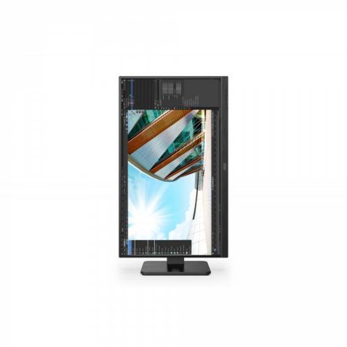 Monitor LED AOC U27P2CA, 27inch, 3840x2160, 4ms, Black