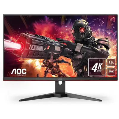 Monitor LED AOC U28G2AE/BK, 28inch, 3840x2160, 1ms, Black