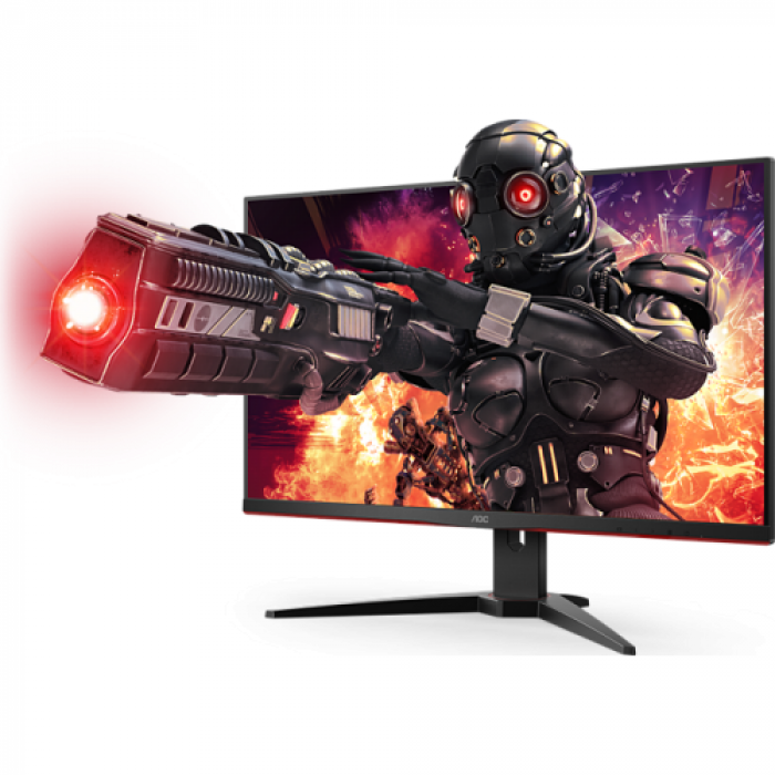 Monitor LED AOC U28G2AE/BK, 28inch, 3840x2160, 1ms, Black