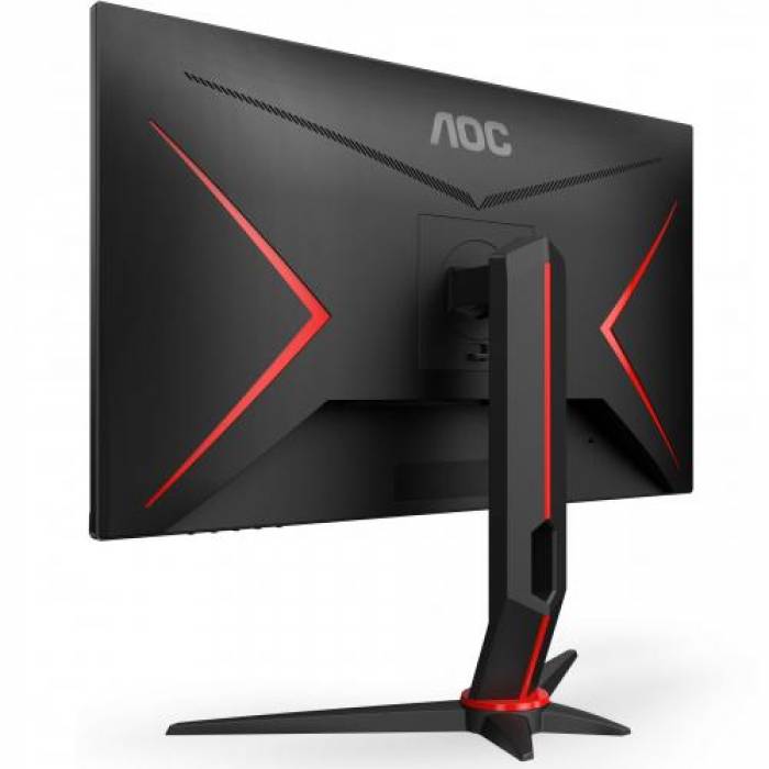 Monitor LED AOC U28G2XU, 28inch, 3840x2160, 1ms, Black