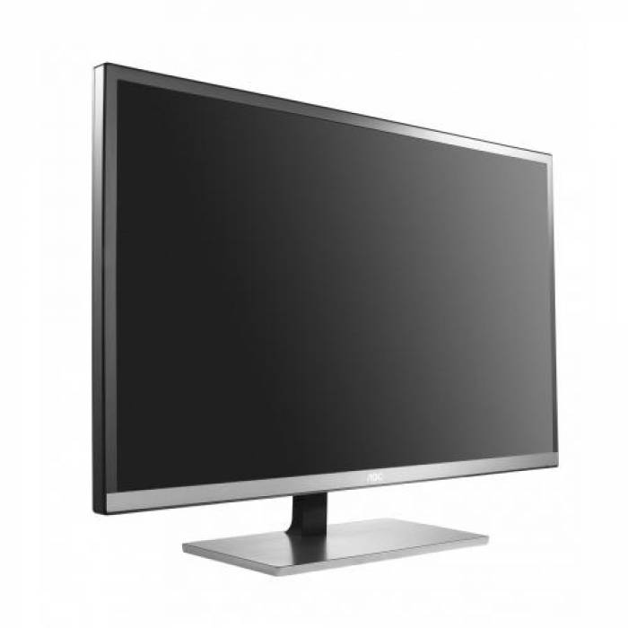 Monitor LED AOC U3277FWQ, 31.5inch, 3840x2160, 4ms, Black-Grey