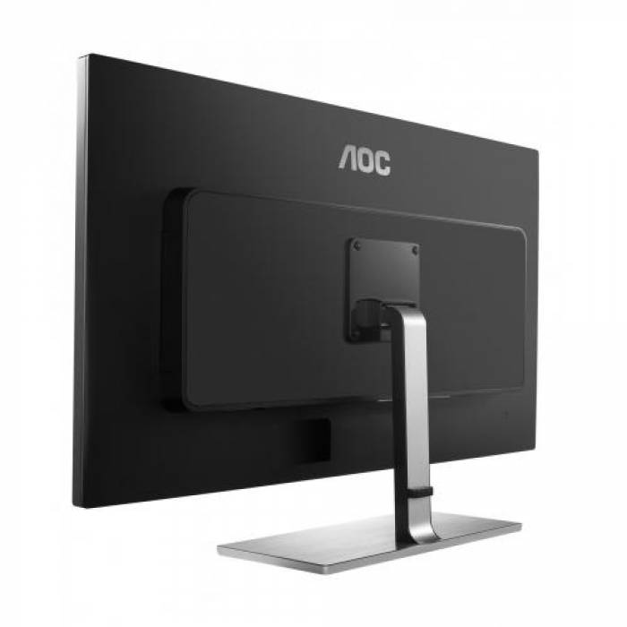 Monitor LED AOC U3277FWQ, 31.5inch, 3840x2160, 4ms, Black-Grey