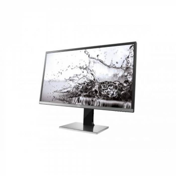 Monitor LED AOC U3277PWQU, 31.5inch, 3840x2160, 4ms, Black-Silver