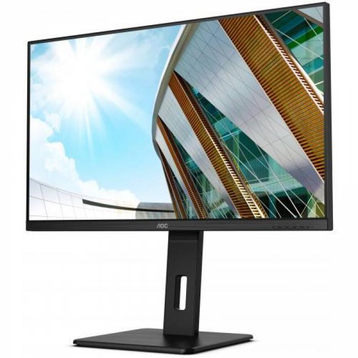 Monitor LED AOC U32P2, 31.5inch, 3840x2160, 4ms, Black