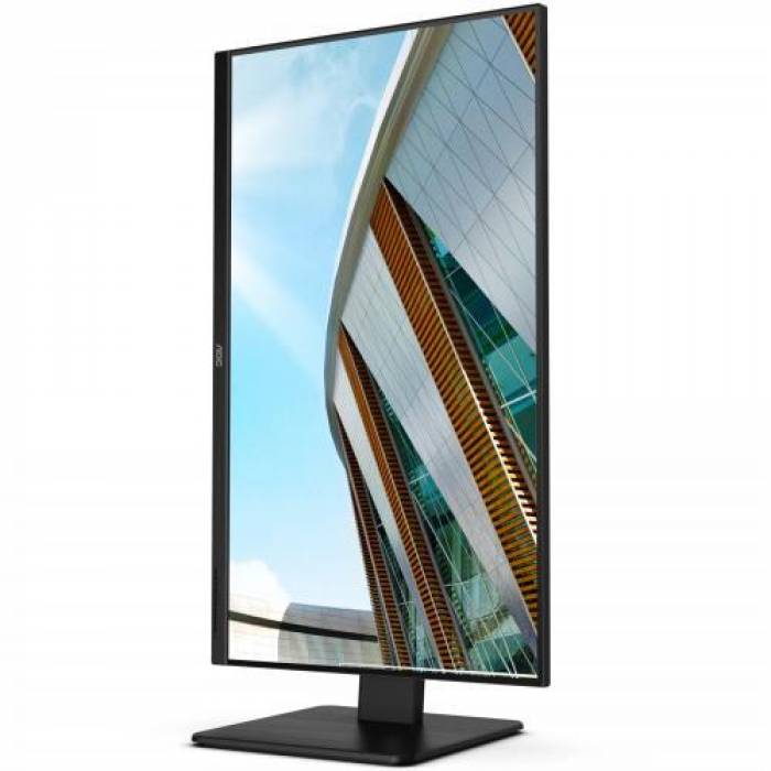 Monitor LED AOC U32P2, 31.5inch, 3840x2160, 4ms, Black