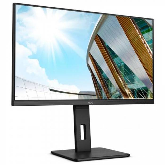 Monitor LED AOC U32P2CA, 31.5inch, 3840x2160, 4ms, Black