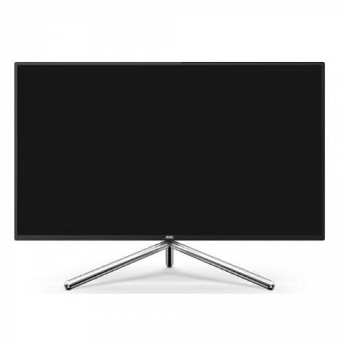 Monitor LED AOC U32U1, 31.5inch, 3840x2160, 5ms, Black-Silver