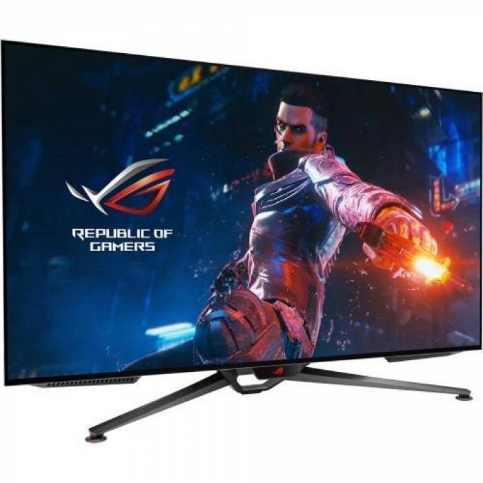 Monitor LED ASUS ROG Swift PG48UQ, 47.5inch, 3840x2160, 0.1ms GTG, Black Monitor LED ASUS ROG Swift PG48UQ, 47.5inch, 3840x2160, 0.1ms GTG, Black